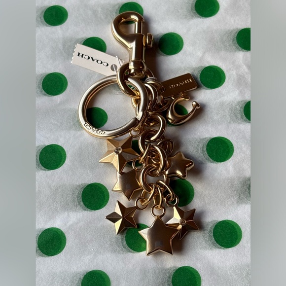 π’ππ’ COACH STAR CLUSTER BAG CHARM π KEYCHAIN π NWT π’ππ’ - Picture 8 of 16